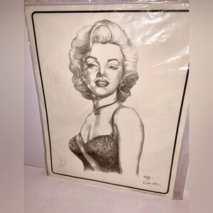 Marilyn Monroe Print – Dale Atkins “Official DA Art” Vintage Portrait
